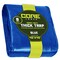 Core Tarps Heavy Duty Tarp, 40 ft L x 0.5 mm H x 40 ft W, 8 Mil, Blue, Polyethylene CT-405-40X40 - alternate 1